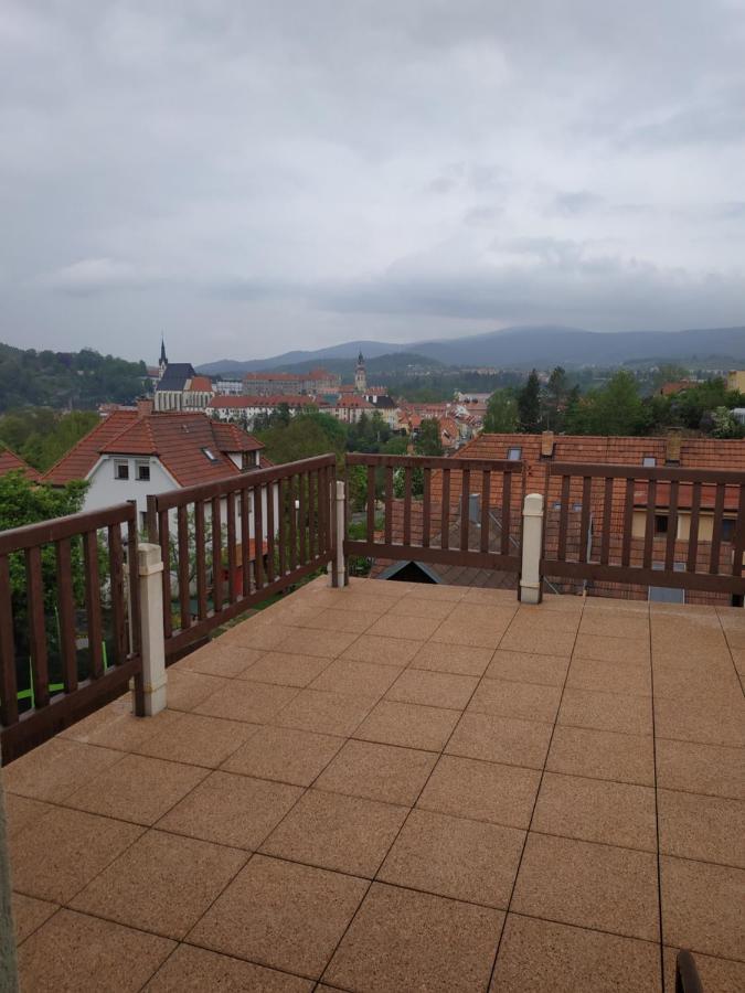 Ubytování s vyhlídkou Český Krumlov Exterior foto